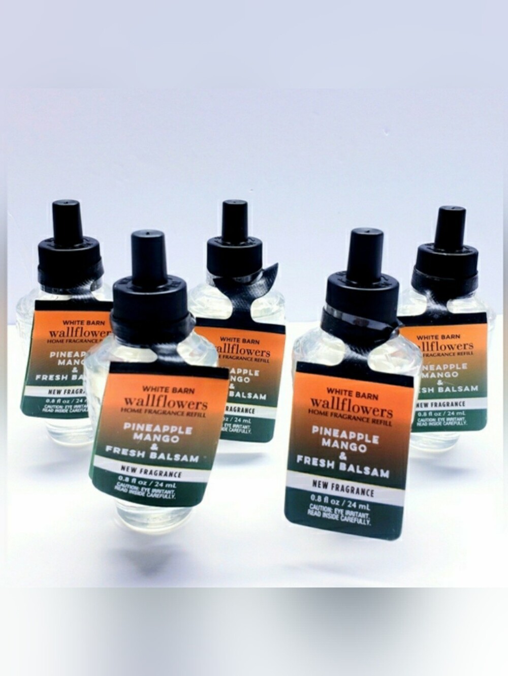 Bath & Body Works PINEAPPLE MANGO & FRESH BALSAM Wallflowers Fragrance Refill(5)